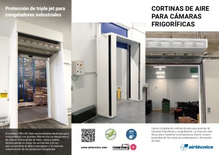 Tríptico Cortinas de Aire Cámaras Frigoríficas